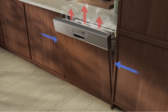 Čiastočne integrované umývačky riadu