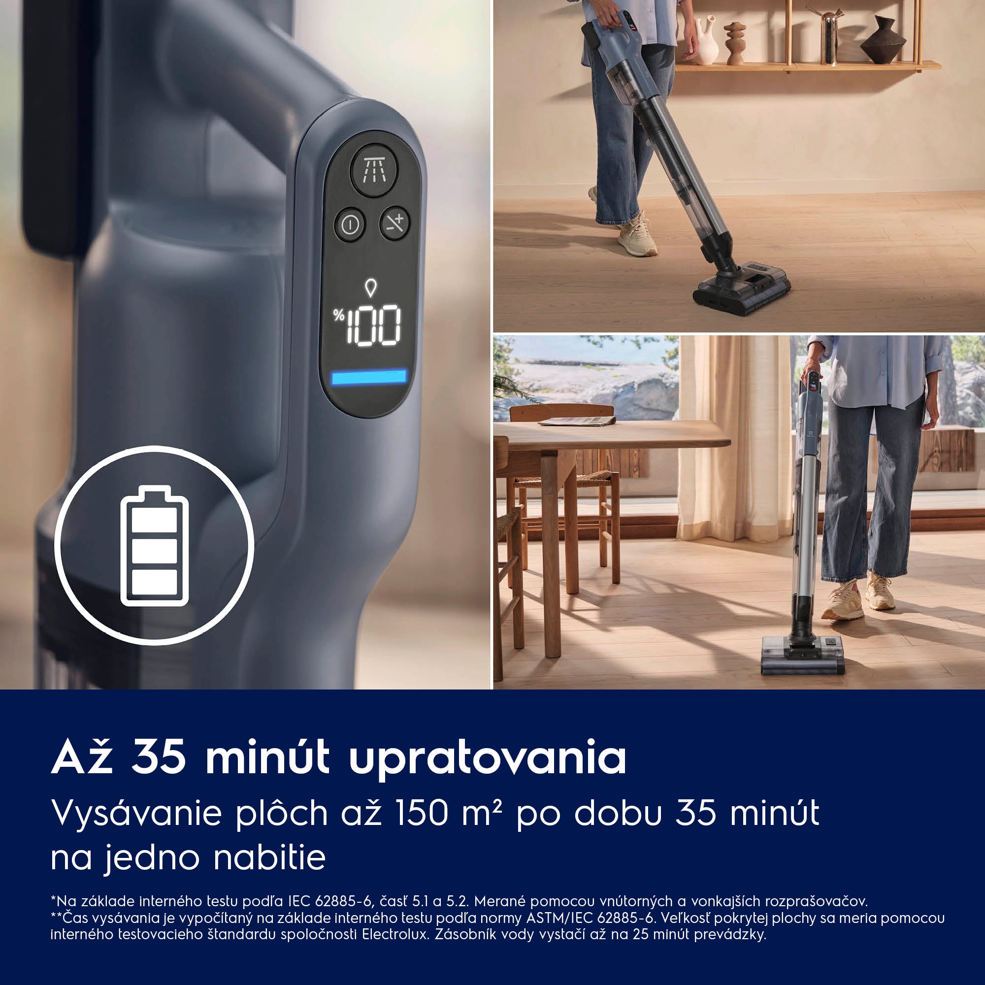 Electrolux - Tyčový vysávač Wet&Dry - EW82U1DB