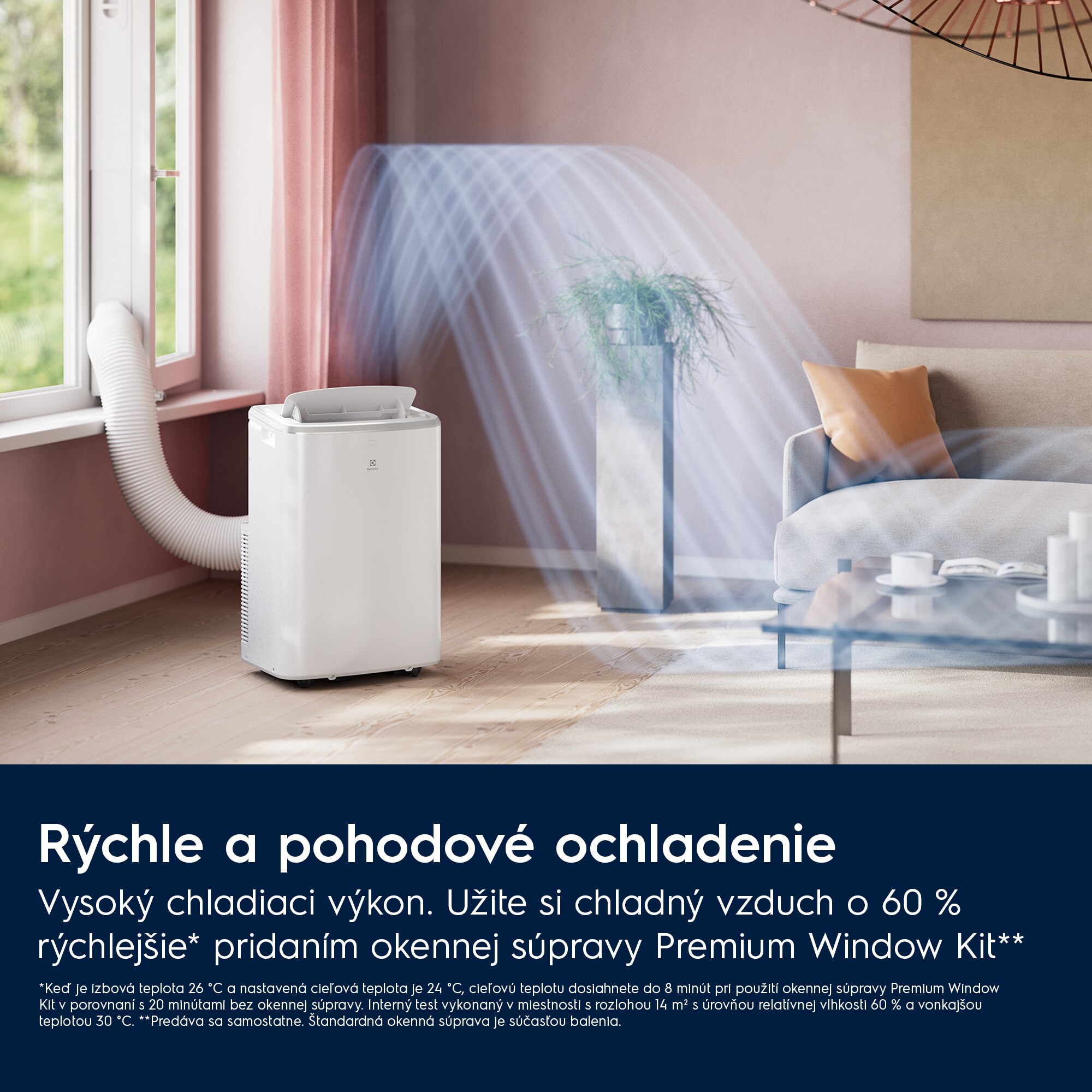 Electrolux - Prenosná klimatizácia - EXP26U339HW