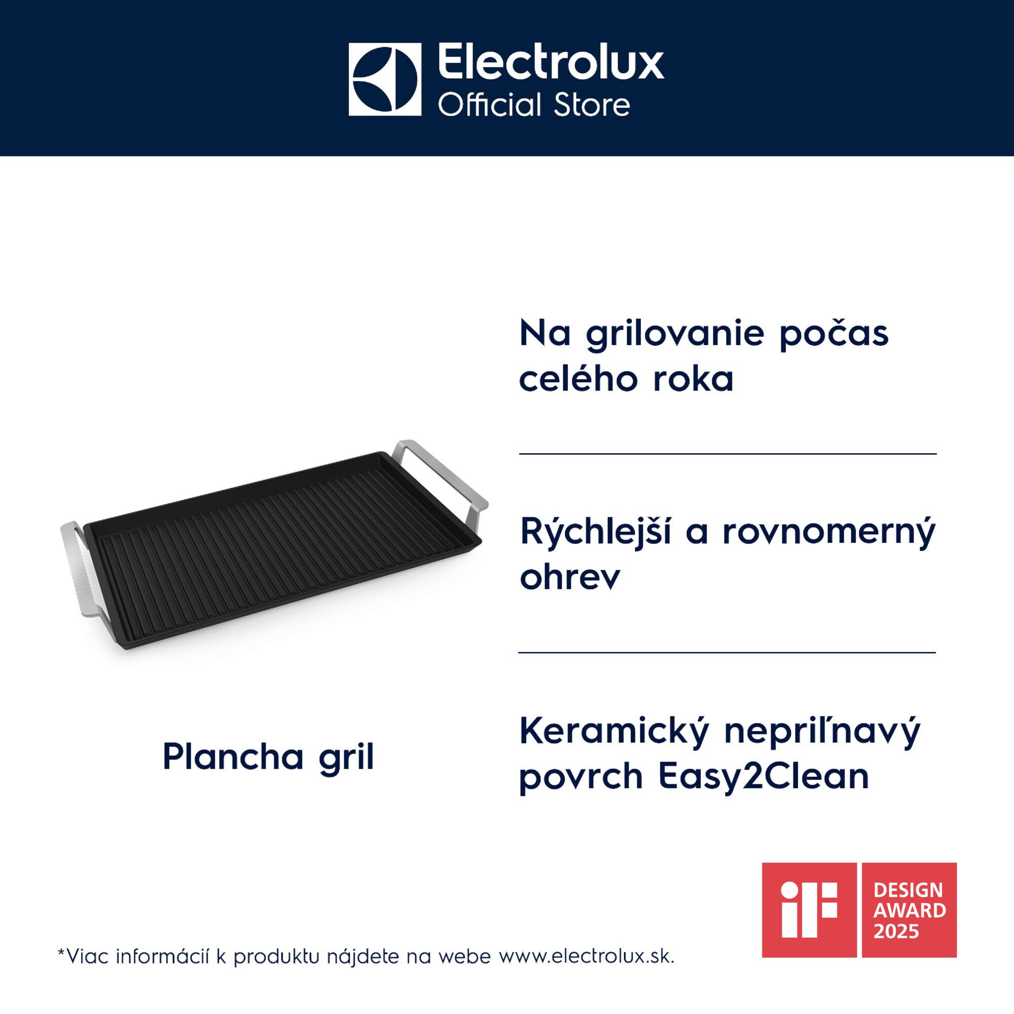 Electrolux - Gril Plancha - E9HHPG11
