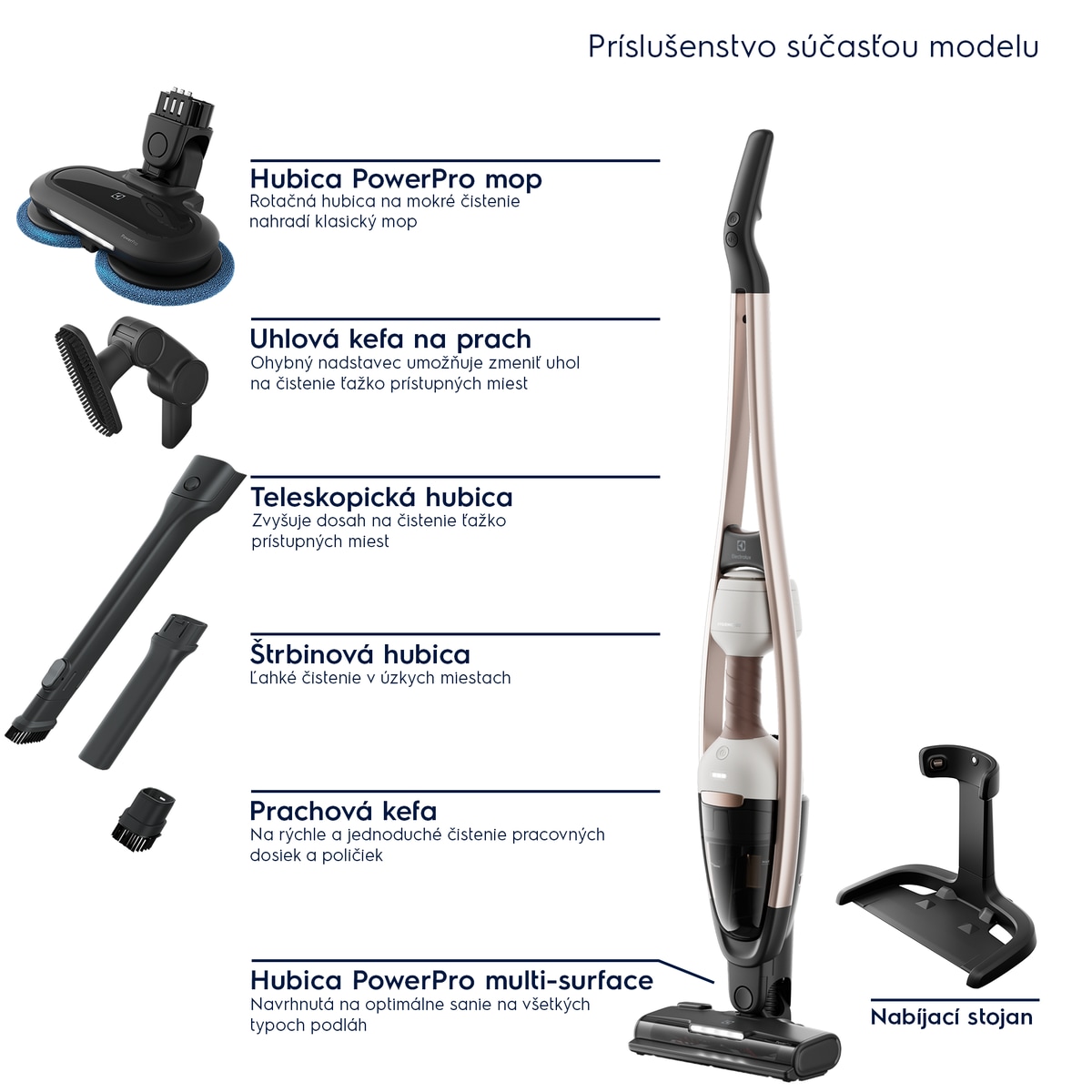 Electrolux - Tyčový vysávač - ES62P25WET