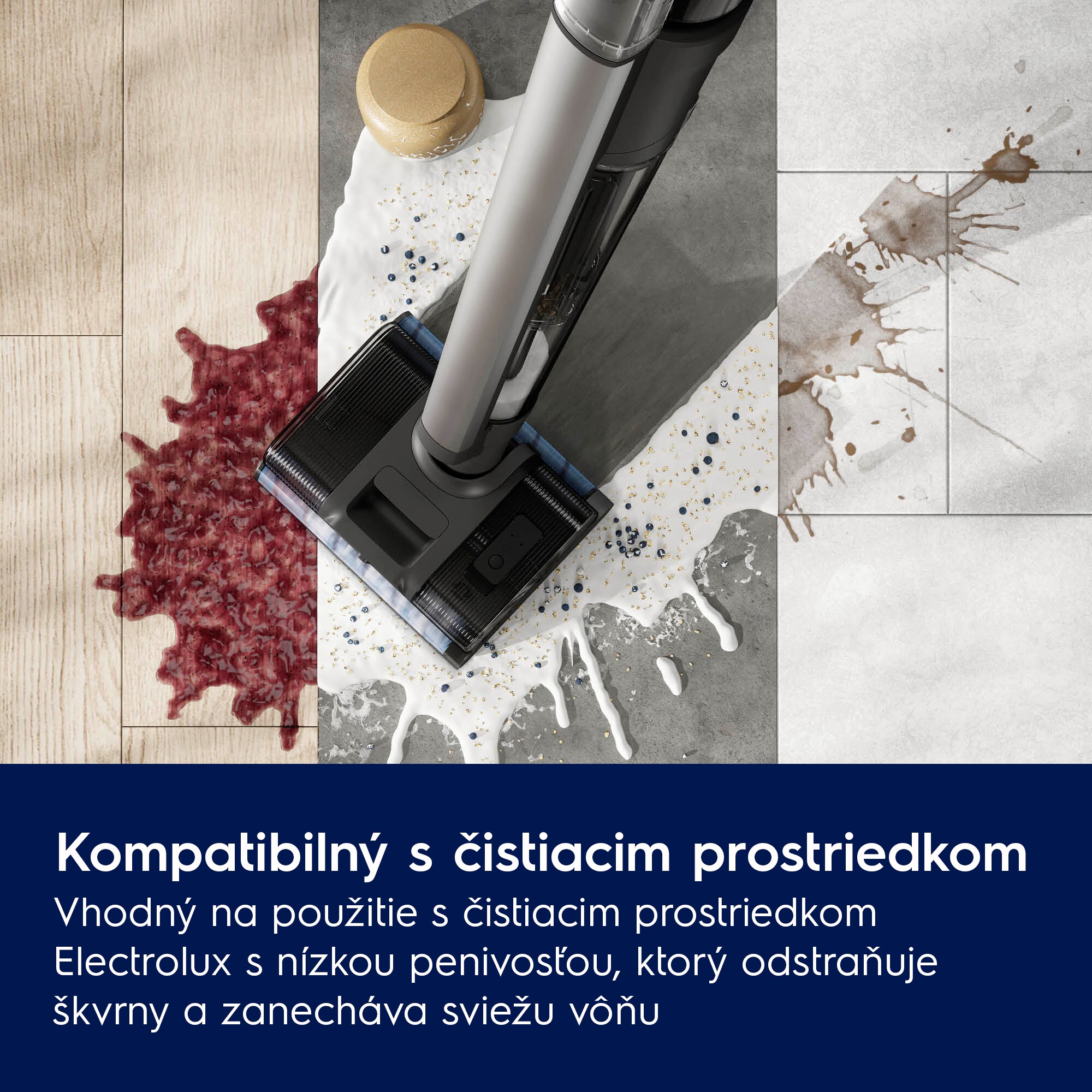 Electrolux - Tyčový vysávač Wet&Dry - EW82U1DB