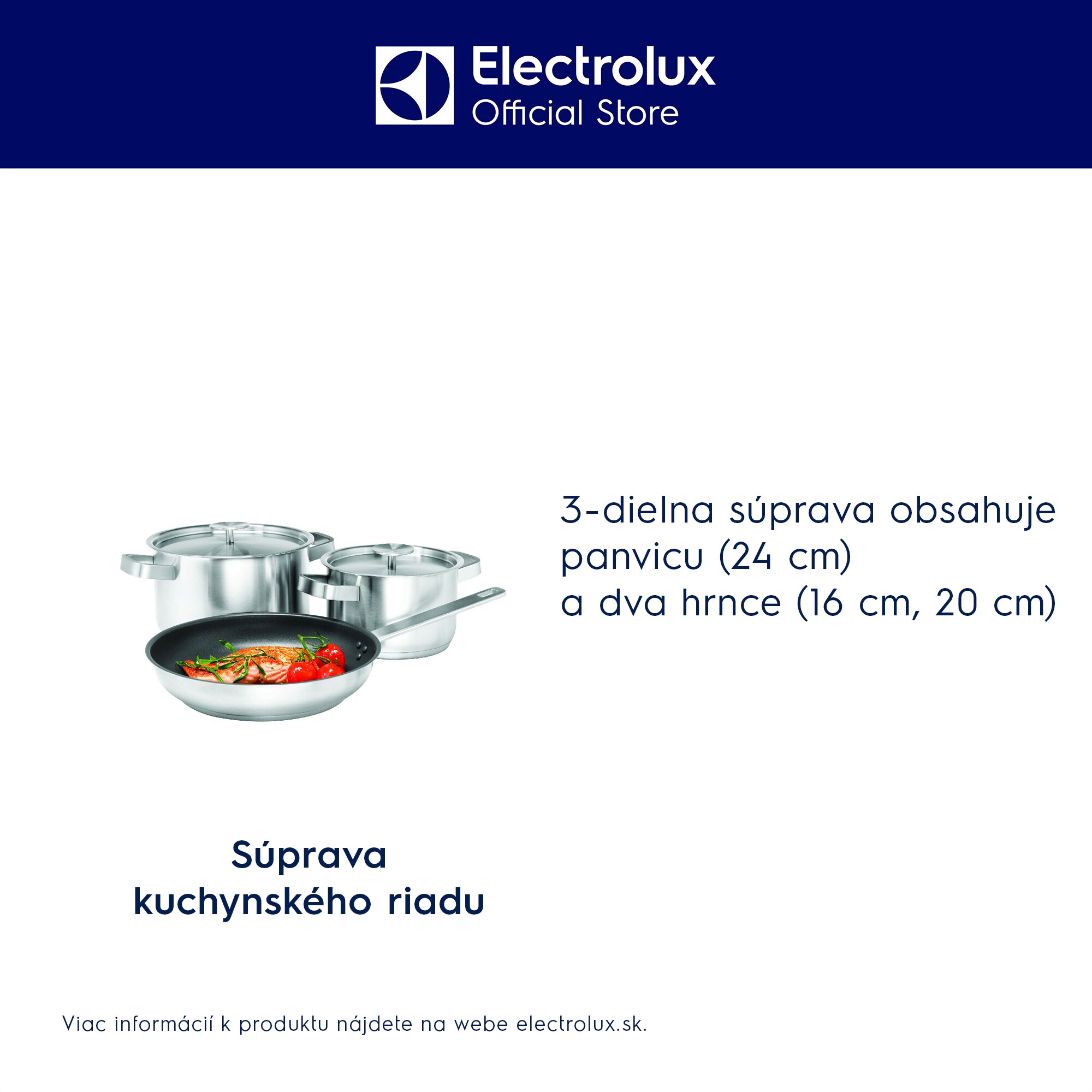 Electrolux - Casserole Set - E3SS