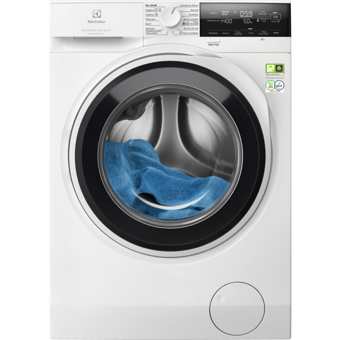 Electrolux - Práčky na 9 kg bielizne - EW8F3494QC