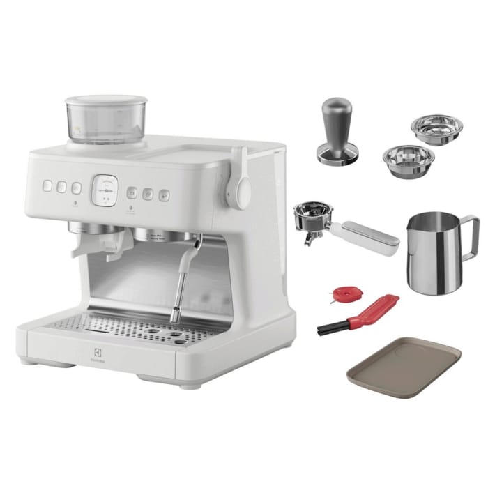 Electrolux Pákový kávovar 800 s integrovaným mlynčekom E8EC1-8SW