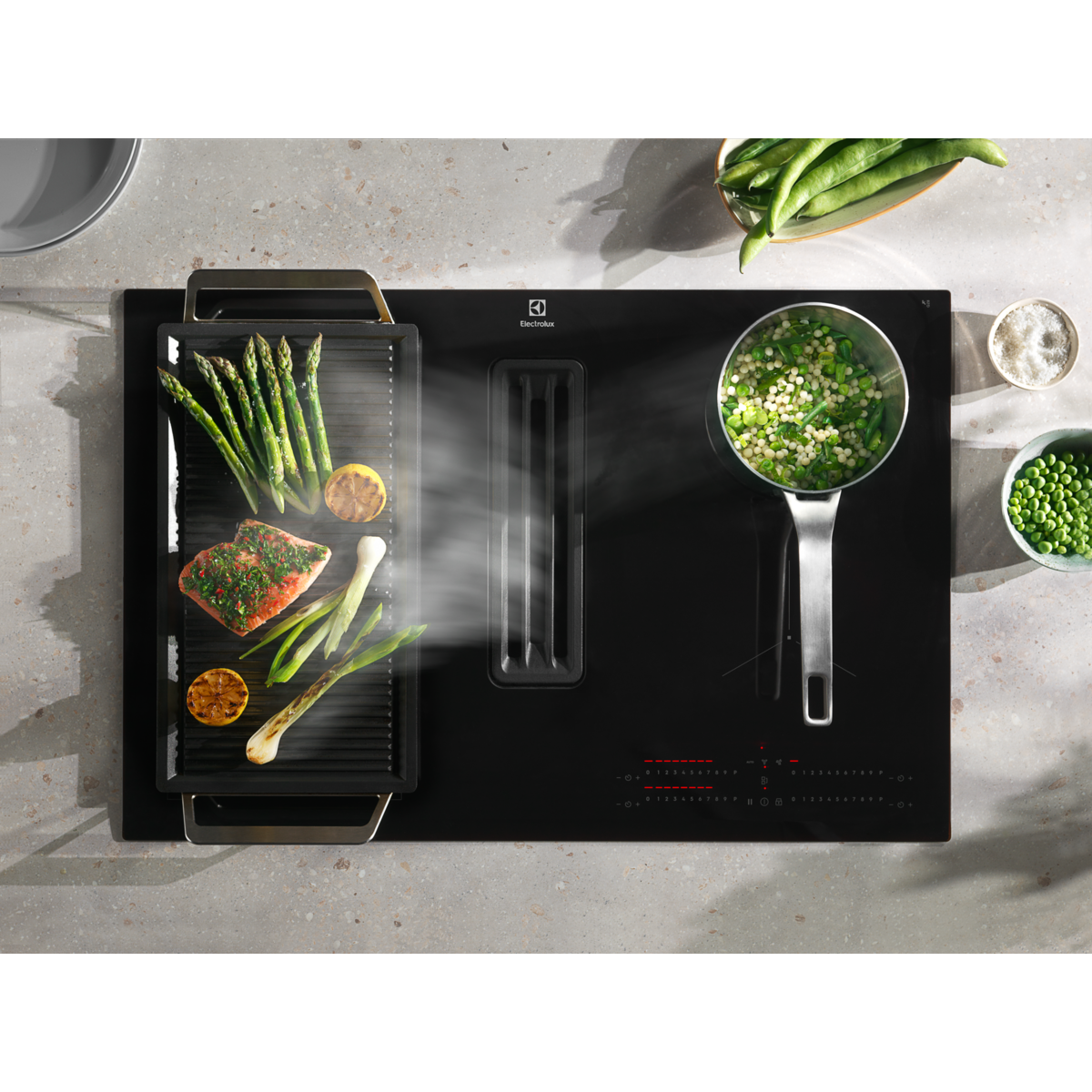 Electrolux - Kombinácie varného panela a odsávača - KCC83443