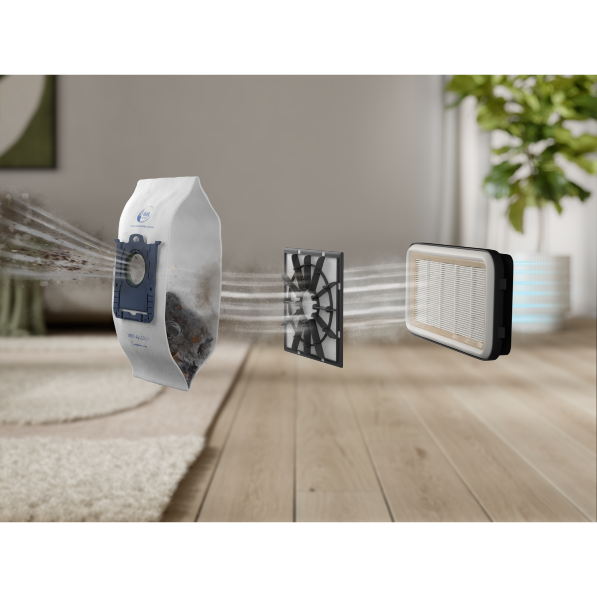Electrolux - Vreckový vysávač - EB51C1WP