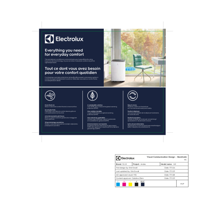 Electrolux - Prenosná klimatizácia - EXP26U338HW