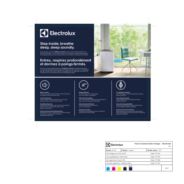 Electrolux - Prenosná klimatizácia - EXP26U758CW
