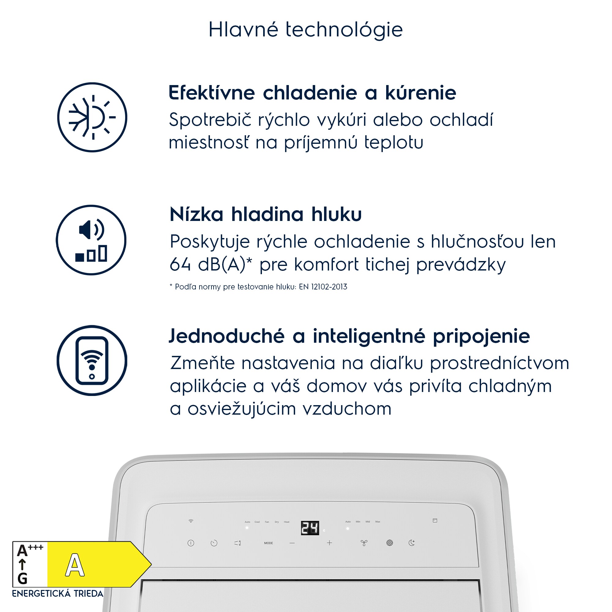 Electrolux - Prenosná klimatizácia - EXP26U339HW