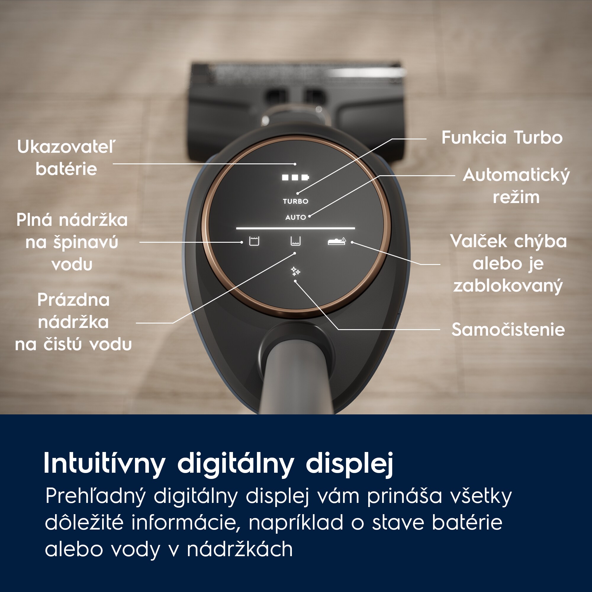 Electrolux - Tyčový vysávač Wet&Dry - EW81U3DB