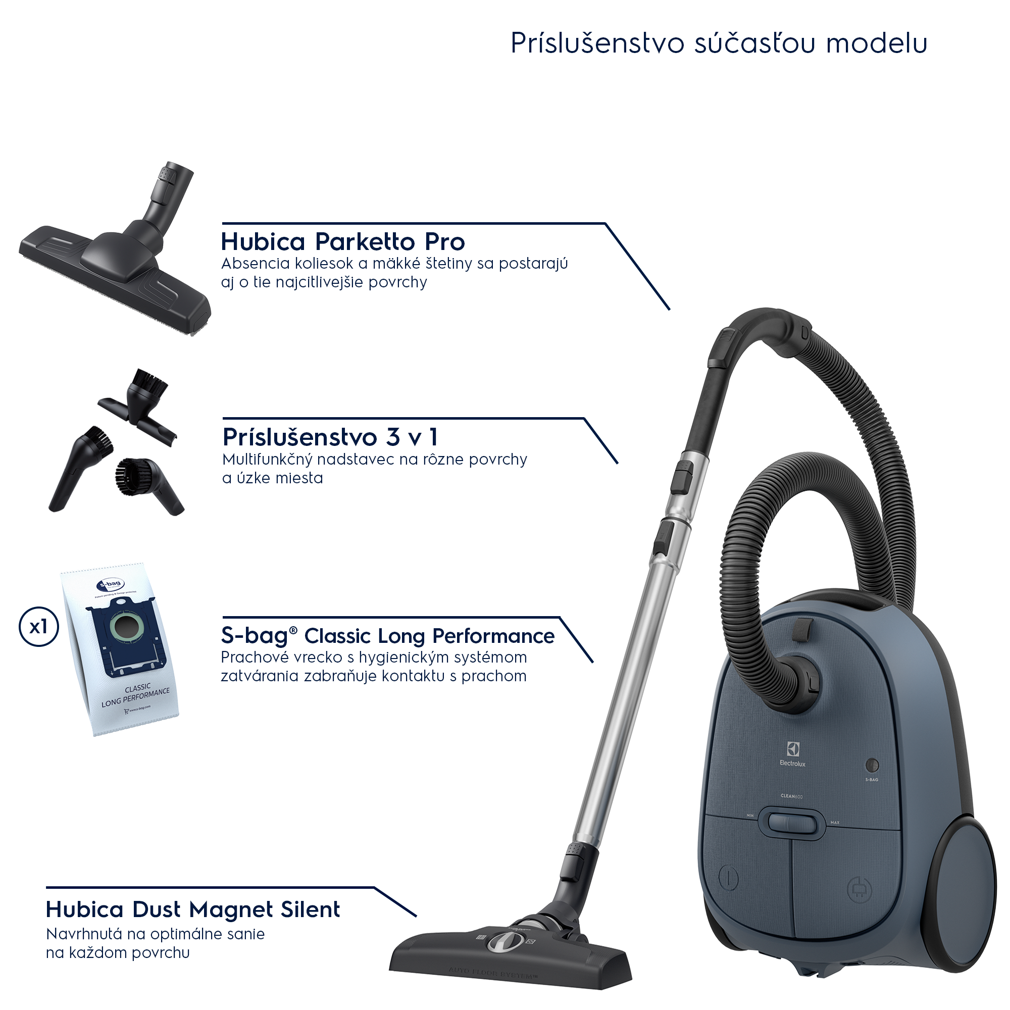 Electrolux - Vreckový vysávač - EB61C2DBP