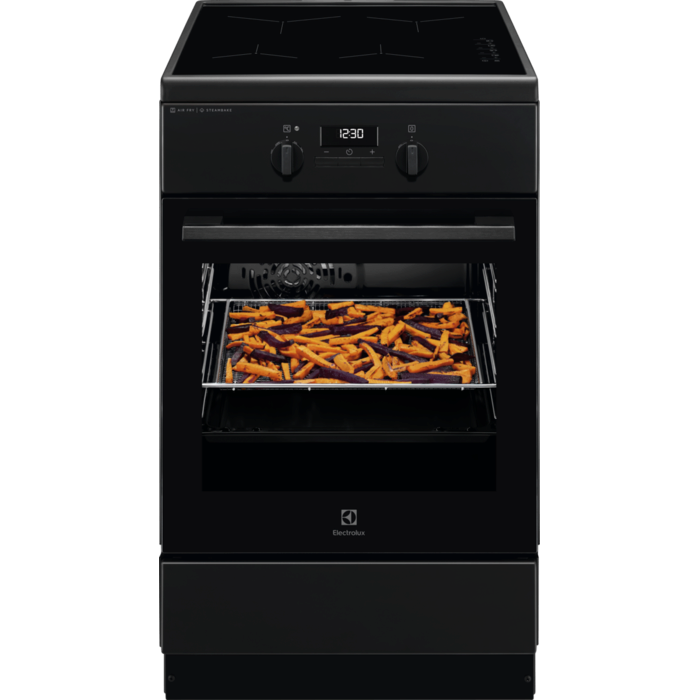 Electrolux Indukčný sporák s parnou funkciou SteamBake LKI564267K