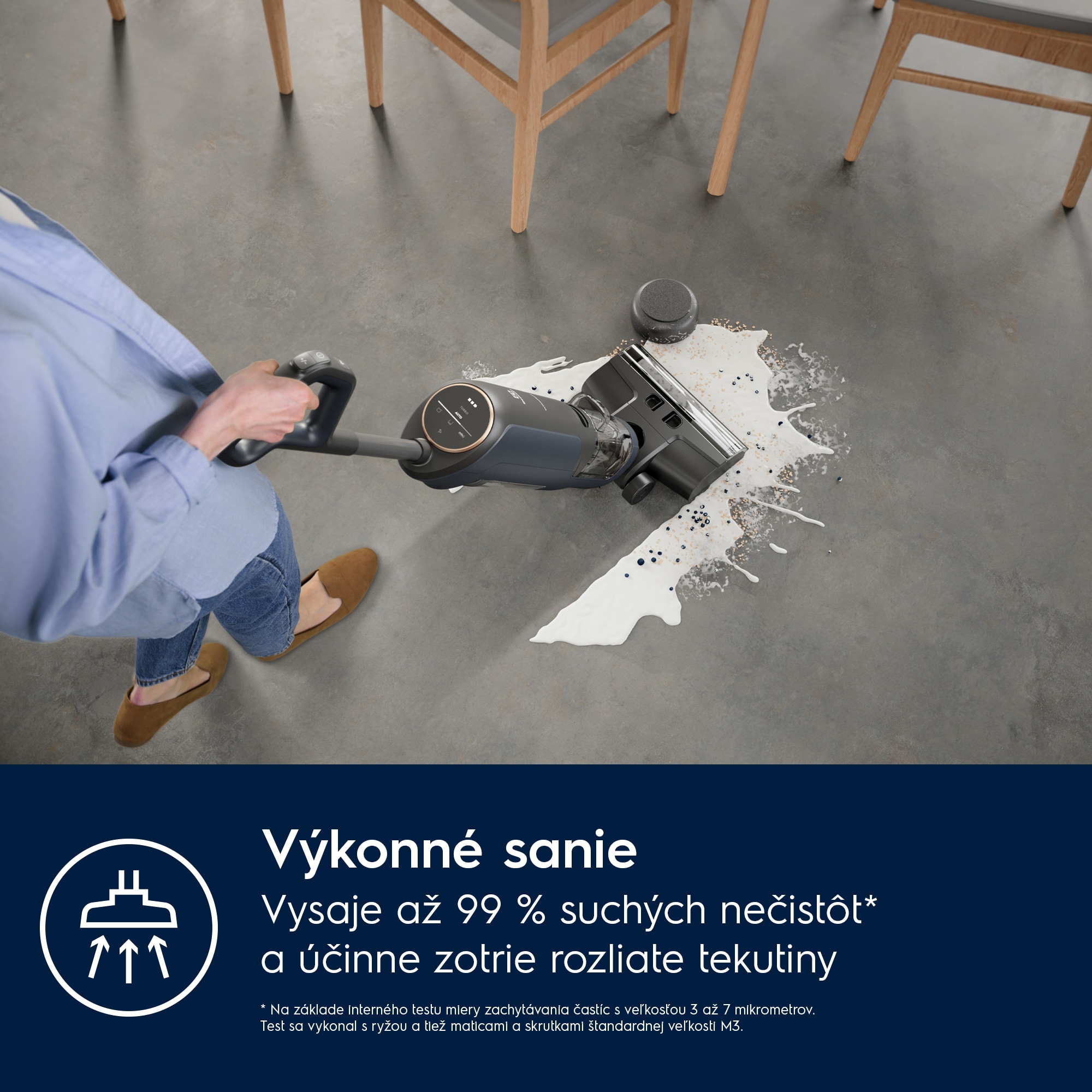 Electrolux - Tyčový vysávač Wet&Dry - EW81U3DB