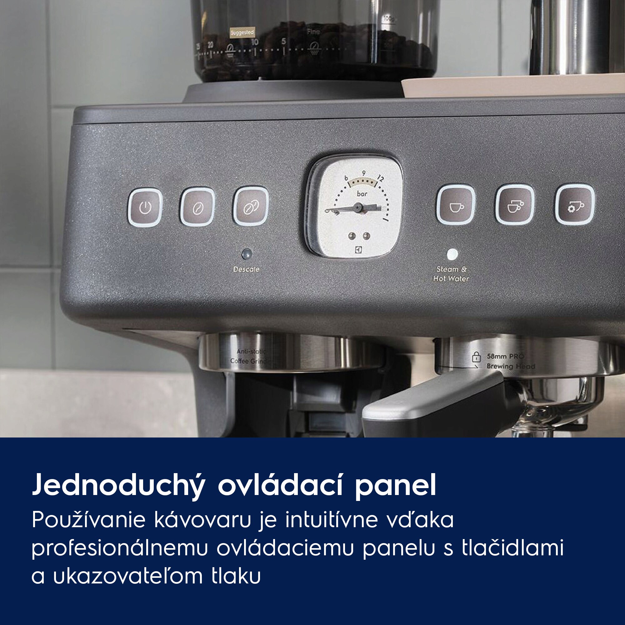 Electrolux - Kávovar - E8EC1-8BP