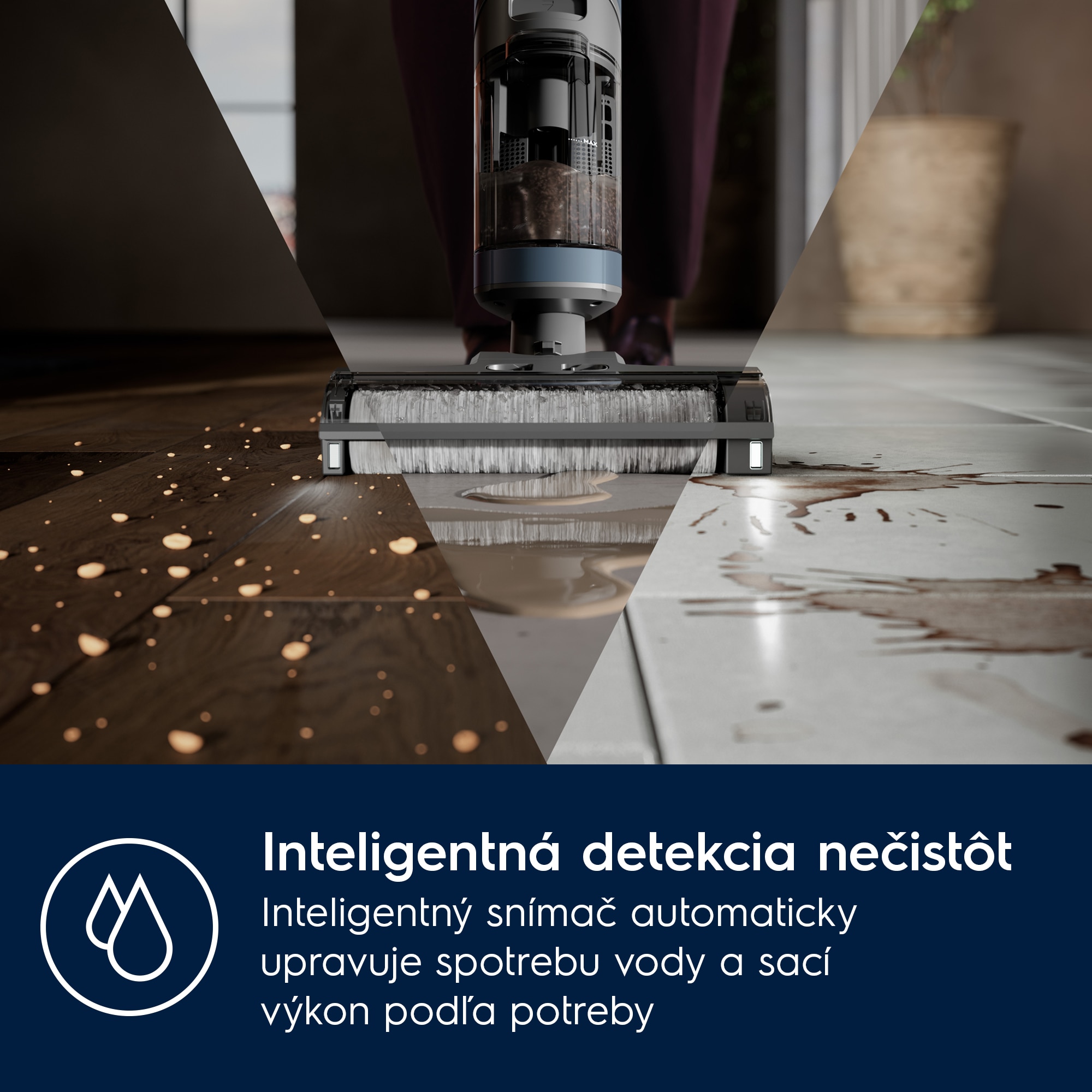 Electrolux - Tyčový vysávač Wet&Dry - EW81U3DB
