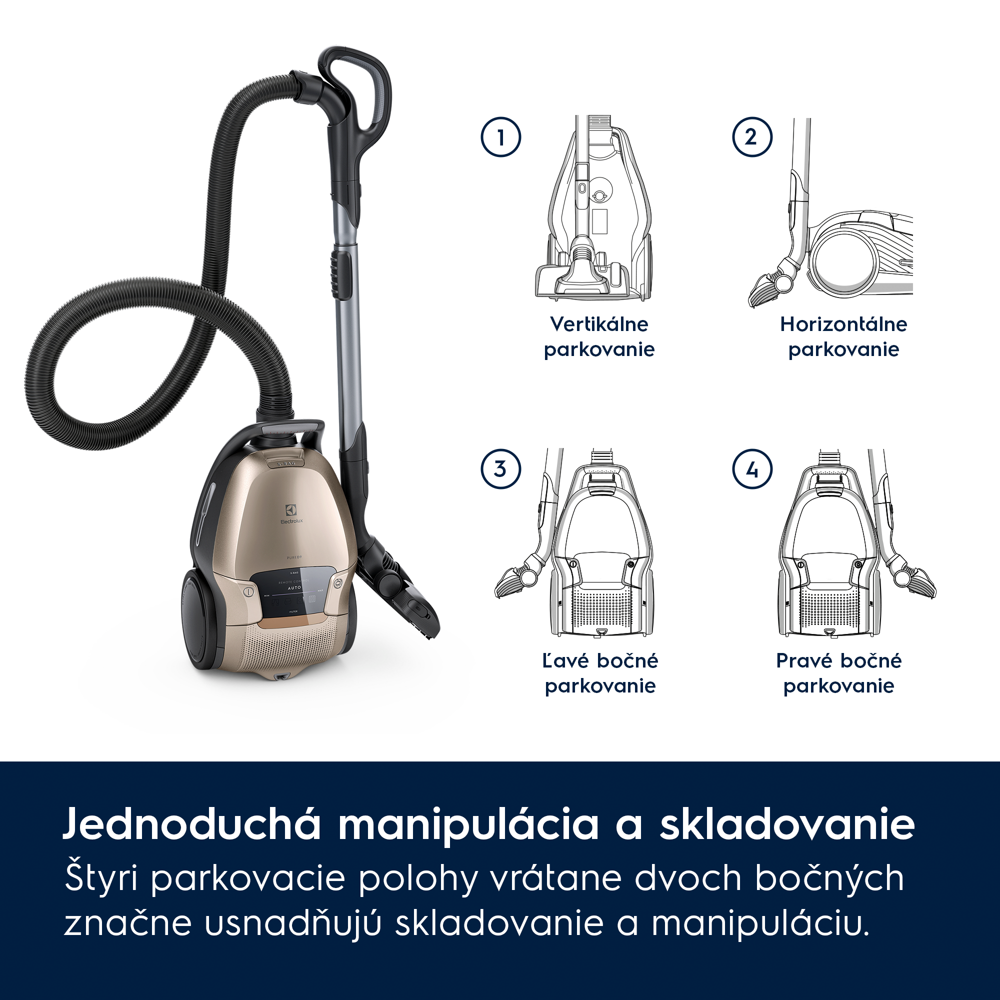 Electrolux - Vreckový vysávač - PD91-8SSM