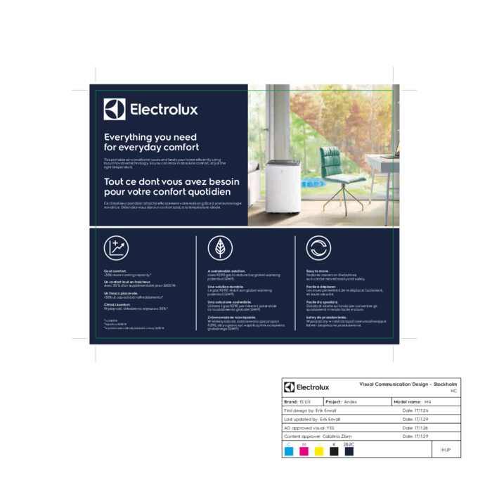 Electrolux - Prenosná klimatizácia - EXP34U338HW