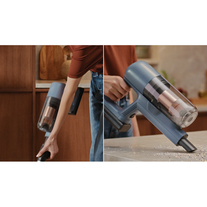 Quick release lets you switch from stick to hand unit in seconds 