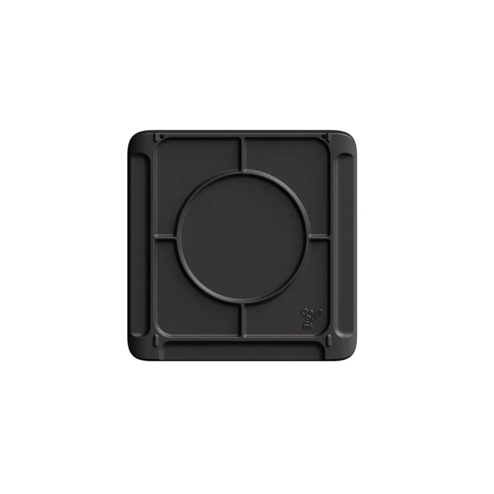 Cast iron tray - back view