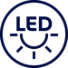 Hubice s LED osvetlením