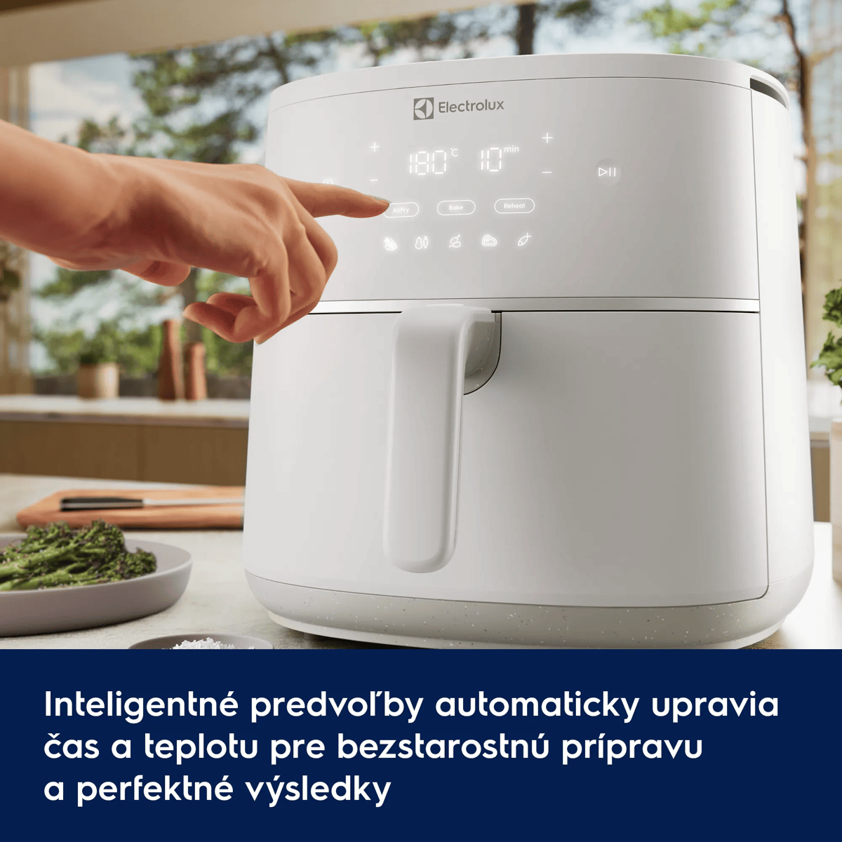 Inteligentné predvoľby automaticky upravia čas a teplotu, takže sa nemusíte spoliehať na odhad