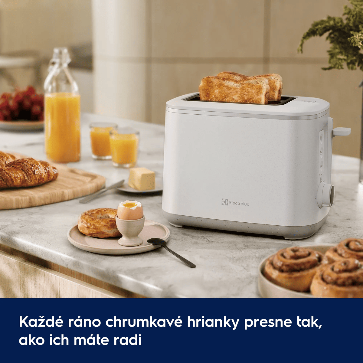 Každé ráno chrumkavé hrianky presne tak, ako ich máte radi.