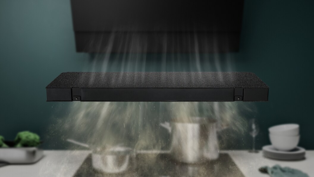 Uhlíkový filter Electrolux pohlcuje pachy, ktoré vznikajú pri varení na varnom paneli.