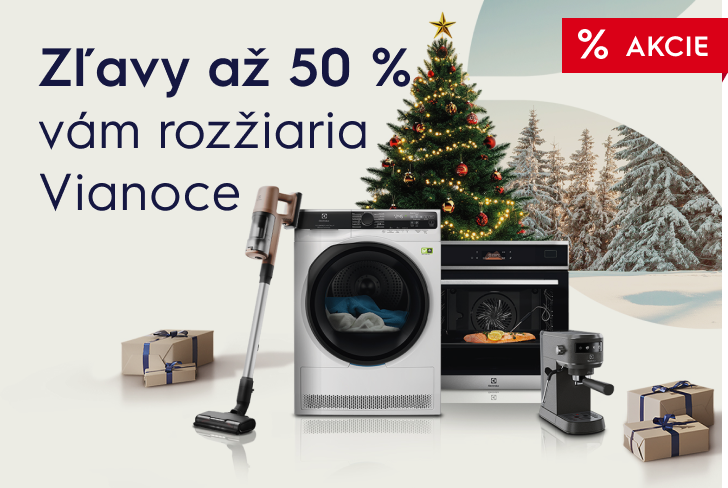 Spotrebiče Electrolux na svetlom pozadí