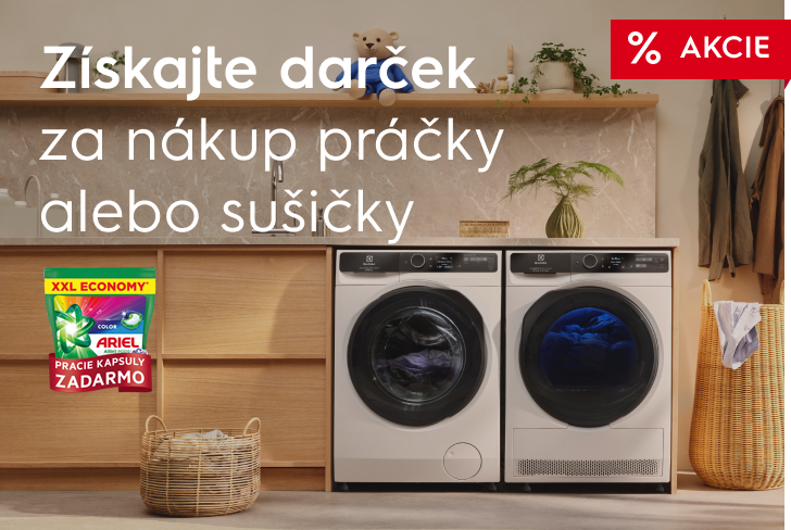 Pračka a sušička Electrolux s dárkem
